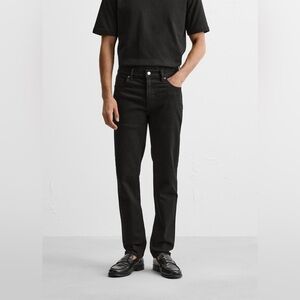 Zara Men’s Slim Fit Jeans Size 36 Black NWT